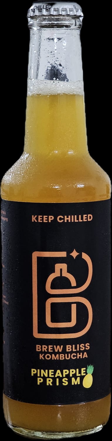 Discover the Magic of Pineapple Prism Kombucha: A Refreshing Solution for Riya's Digestive Woes | BREW BLISS | 