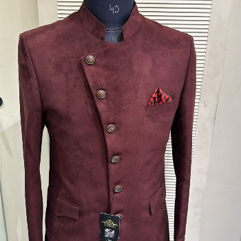 Embrace Elegance: Rajesh’s Journey to Timeless Style with the Rust Bandhgala