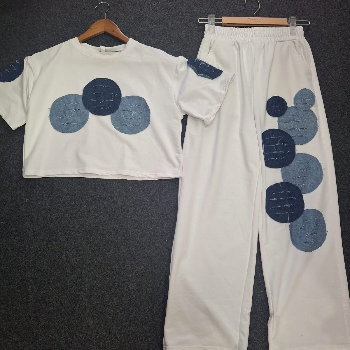 Transforming Everyday Elegance with the Denim Patch Cord Set