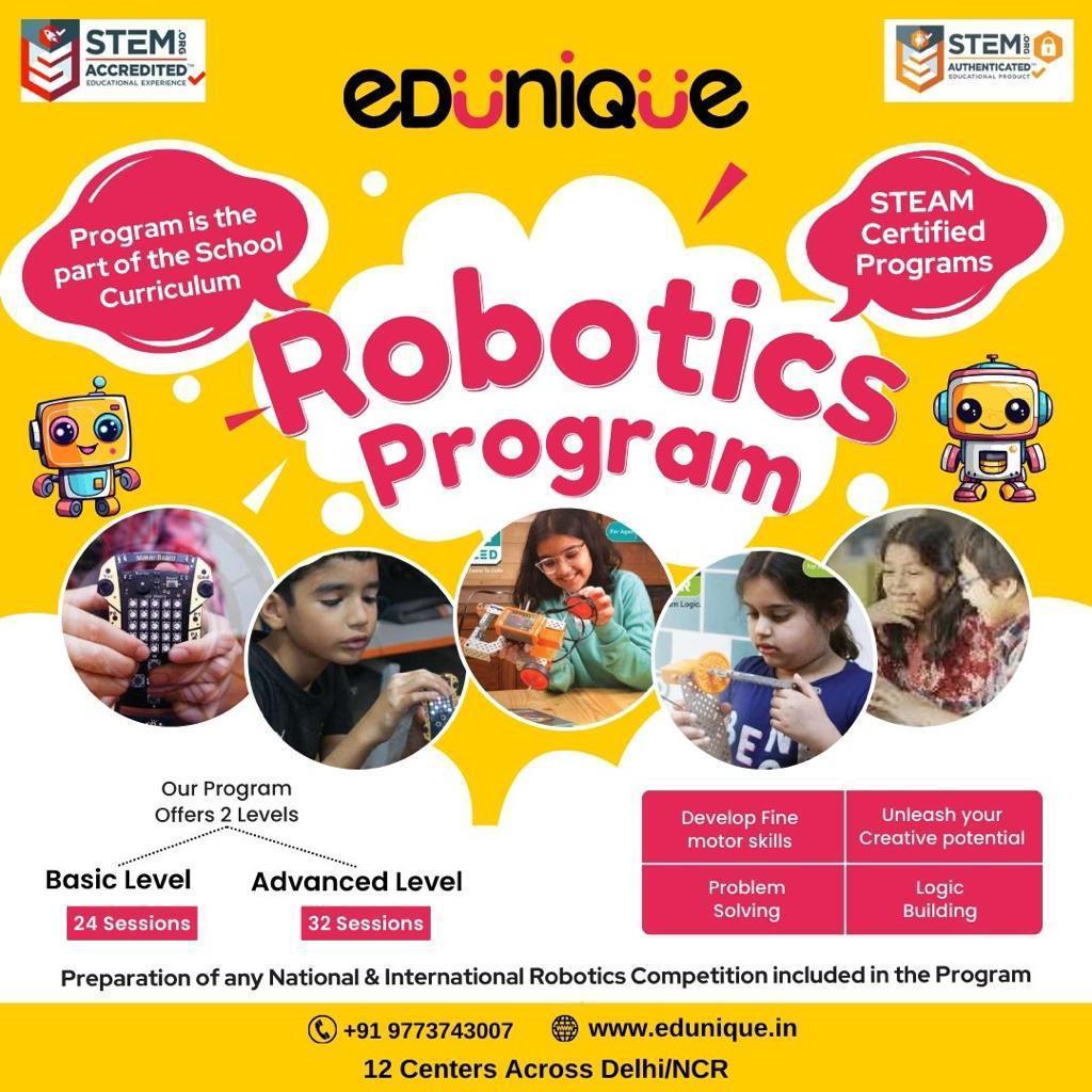 Transforming Futures: How Robotics Programs Empower Young Minds at Edunique Foundation | EduNique Foundation