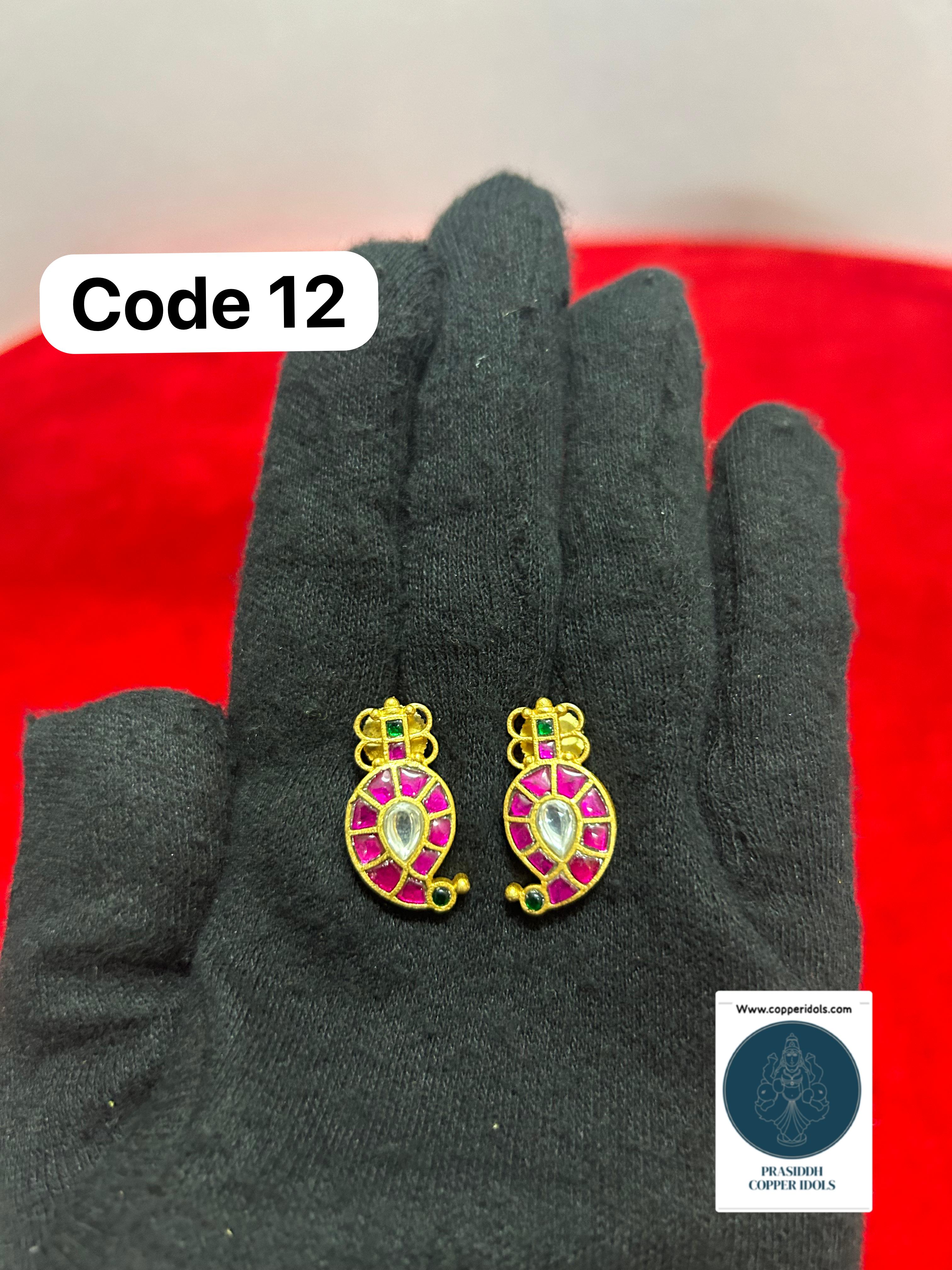 The Timeless Elegance of Panchaloha Mango Earrings for Alankaram