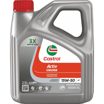 Riding Smooth: How Castrol Activ Cruise 15W-50 Transforms Your Bike's Performance