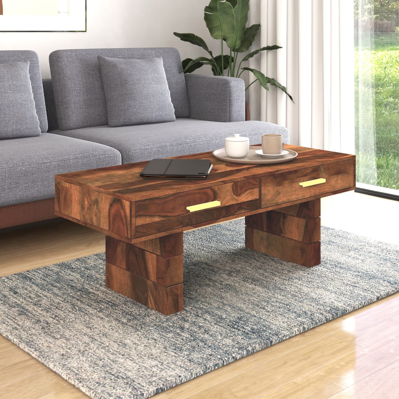 Transforming Spaces: How a Center Table Solved Ananya's Living Room Dilemma | Indian Furniture