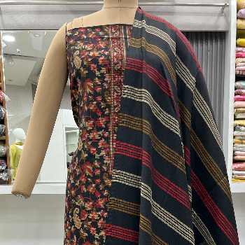 The Timeless Elegance of Woollen Kani Shawls: A Tale of Tradition and Comfort