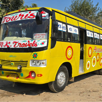 Transform Your Group Travel Experience with the 65-Seater Semi-Deluxe Bus | M K TRAVELS
