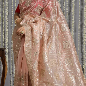 Embracing Tradition with a Modern Twist: Meet Riya and Her Saree Journey | AAHID JARI WORKS