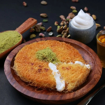 A Sweet Escape: How Kunafa with Ice Cream Transforms Family Moments | LATHA THE MULTICUISINE FAMILY RESTAURANT