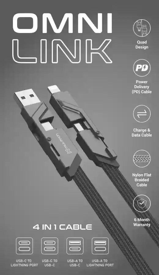 Transform Your Connectivity Experience with the Muvtech Omni Link 4-in-1 Cable | HELLO BUDDY