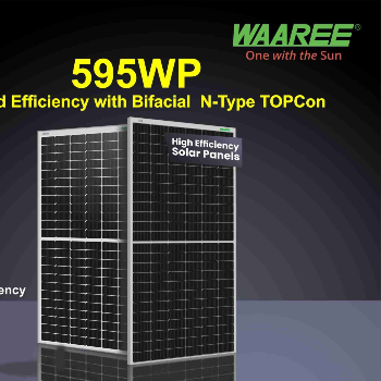 Empowering Green Energy: A Ray of Hope with Waaree Bifacial TopCon 595 WP NDCR | RTH INFRA PRIVATE LIMITED