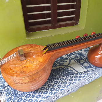 The Soulful Symphony of the Saraswati Ekanda Carving Veena | SUNDARAPANDIAN PANDIDURAI