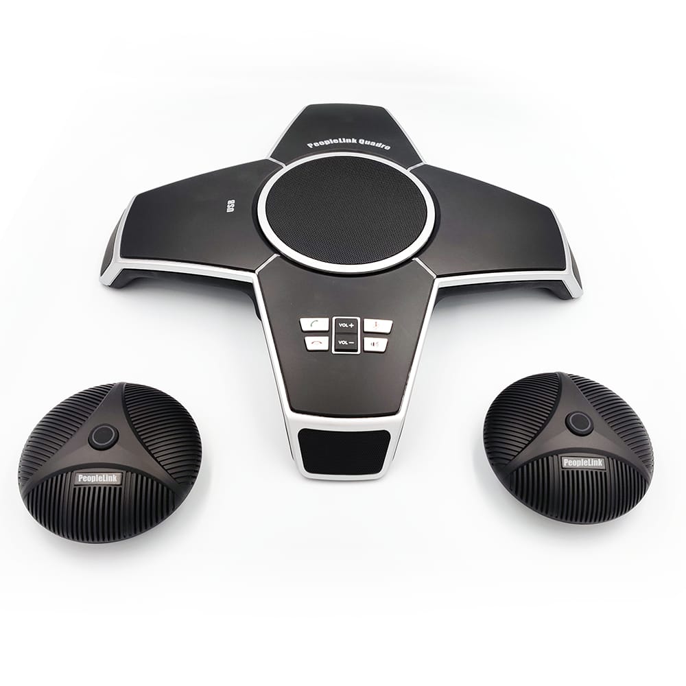 Transforming Communication: How the PeopleLink Quadro Phone Speaker Enhances Remote Collaboration | ICONIC TECHNO VISION