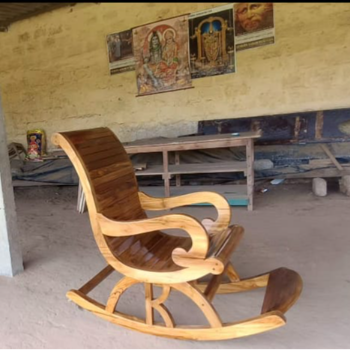 Embrace Comfort and Elegance with Our Teak Wood Rocking Chair | KEERTHI WOOD WORKS