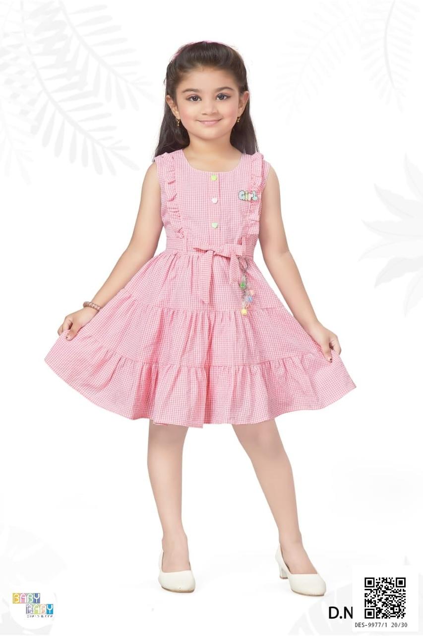 Transforming Little Celebrations: The Perfect Pink Party Dress for Girls | PARIVARTAN GIRLS WEAR