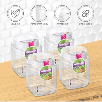 Transform Your Kitchen with Nayasa Plastic Grocery Containers | HINDUSTHAN ALLUMINIUM