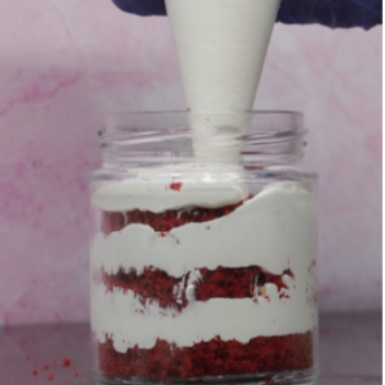 Savor the Sweetness: How Red Velvet Jar Cake Solves Your Gifting Dilemma | ISHITA CAKE SHOP