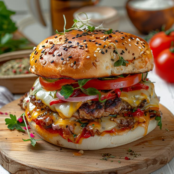 The Veg Burger: A Solution to Jaipur's Busy Lifestyle | JAIPUR E KABAB