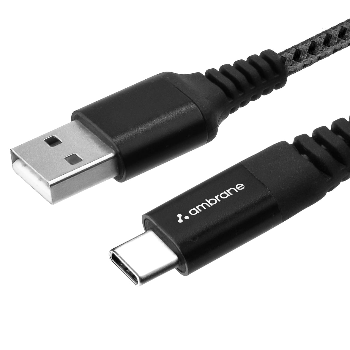 Charging Woes No More: Embrace Seamless Connectivity with Ambrane Type-C Braided Cable | Mg bazar