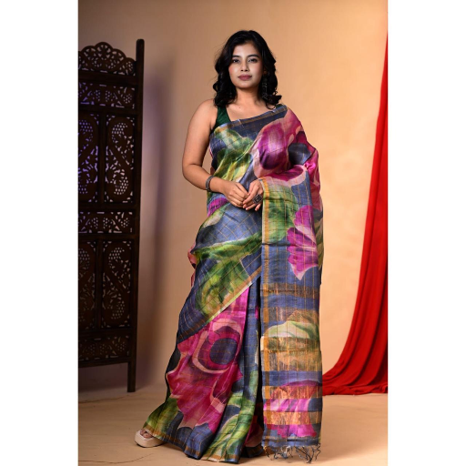 Unlocking Elegance: How Priyaansi's Handloom Tussar Silk Transforms Your Wardrobe | PRIYAANSI