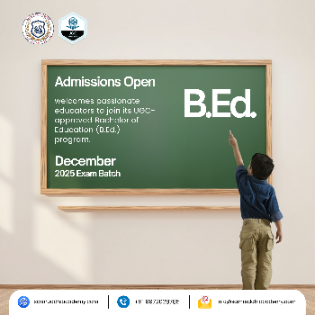 B.Ed. Admissions Open