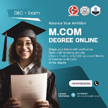 M.Com Degree Online