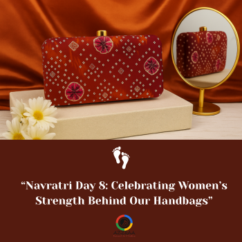 “Navratri Day 8: Celebrating Women’s Strength Behind Our Handbags” | A V ENTERPRISES | DWARIKAPURI S 50 LANE NO 7 OPPOSITE RPA ROAD SANJAY COLONY PANIPECH LANDMARK Near Radha Krishan Mandir