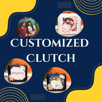 Customized Printed Clutch – Personalize with Your Photos, Names & Special Moments | A V ENTERPRISES | DWARIKAPURI S 50 LANE NO 7 OPPOSITE RPA ROAD SANJAY COLONY PANIPECH LANDMARK Near Radha Krishan Mandir