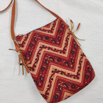 Mobile Sling Bag | Dual Mobile Phone Sling with Zip Pocket | Adjustable Sling Bag | A V ENTERPRISES