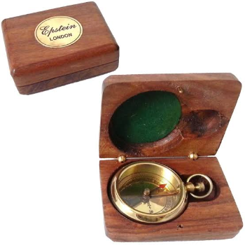 Vintage Brass pocket compass