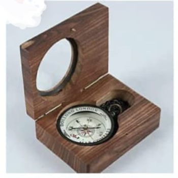 Vintage Brass compass