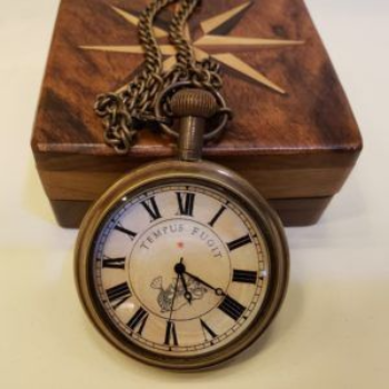 Vintage Brass pocket watch