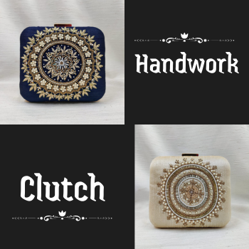 A V ENTERPRISES - Party Look Handwork Clutch in JAIPUR