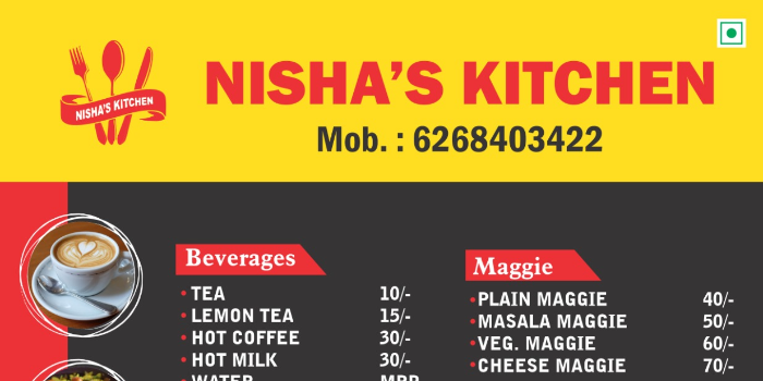 Banner NISHAS KITCHEN