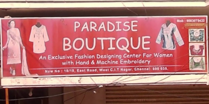 Banner PARADISE BOUTIQUE