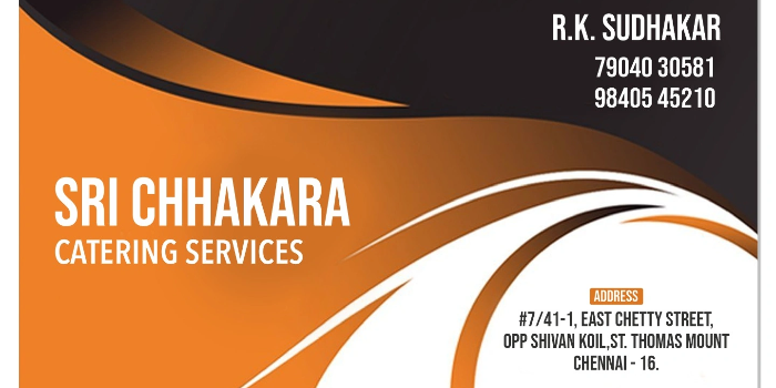 Banner SRI CHHAKARA CATERING SERVICES