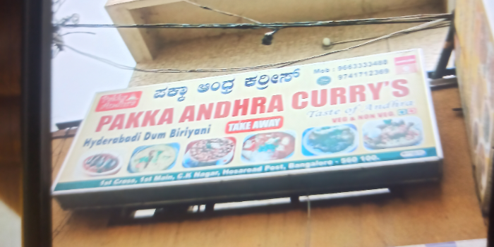 Banner PAKKA ANDHRA CURRYS