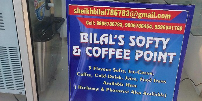 Banner BILALS SOFTY AND COFFEE POINT