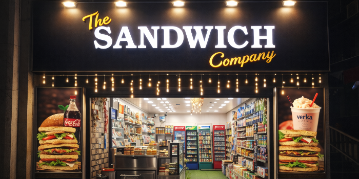 Banner THE SANDWICH COMPANY