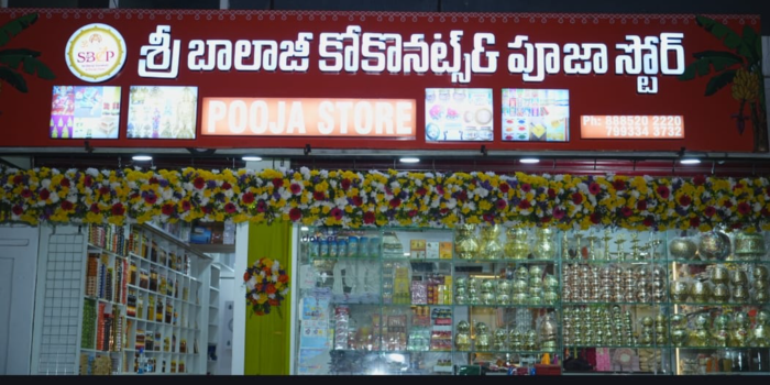 Banner SRI BALAJI COCONUTS AND POOJA STORE