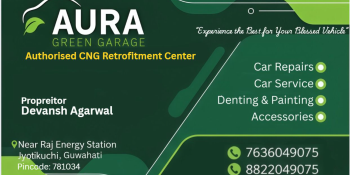 Banner AURA GREEN GARAGE