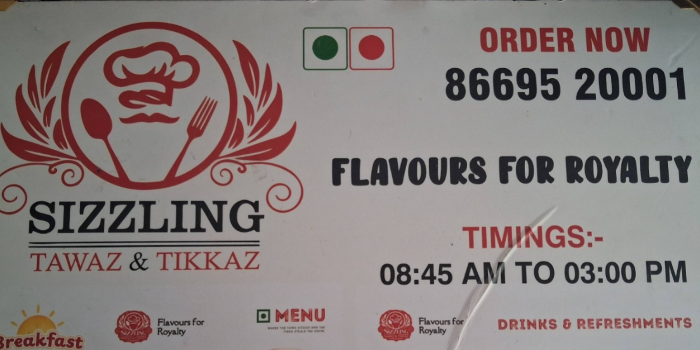 SIZZLING TAWAZ AND TIKKAZ - SIZZLING TAWAZ AND TIKKAZ in CHANDIGARH