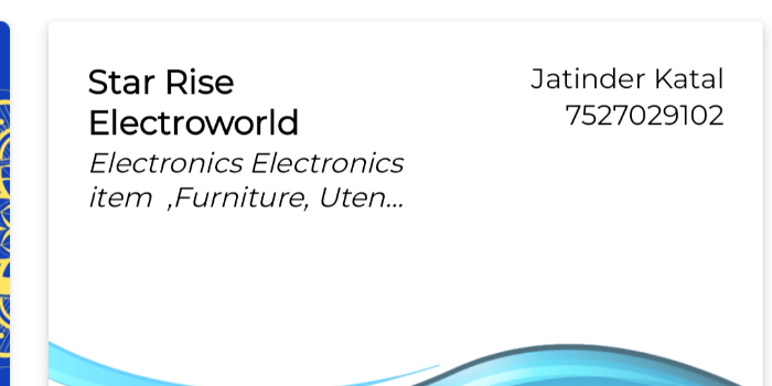STARRISE ELECTRO WORLD - STARRISE ELECTRO WORLD in KATHUA