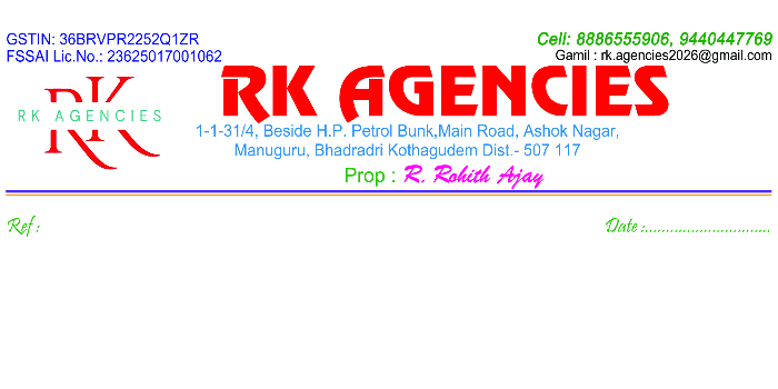 RK AGENCIES - RK AGENCIES in BHADRACHALAM