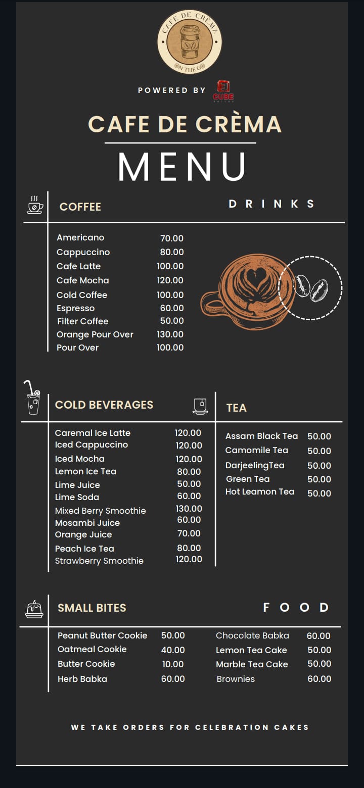 Banner CAFE DE CREMA