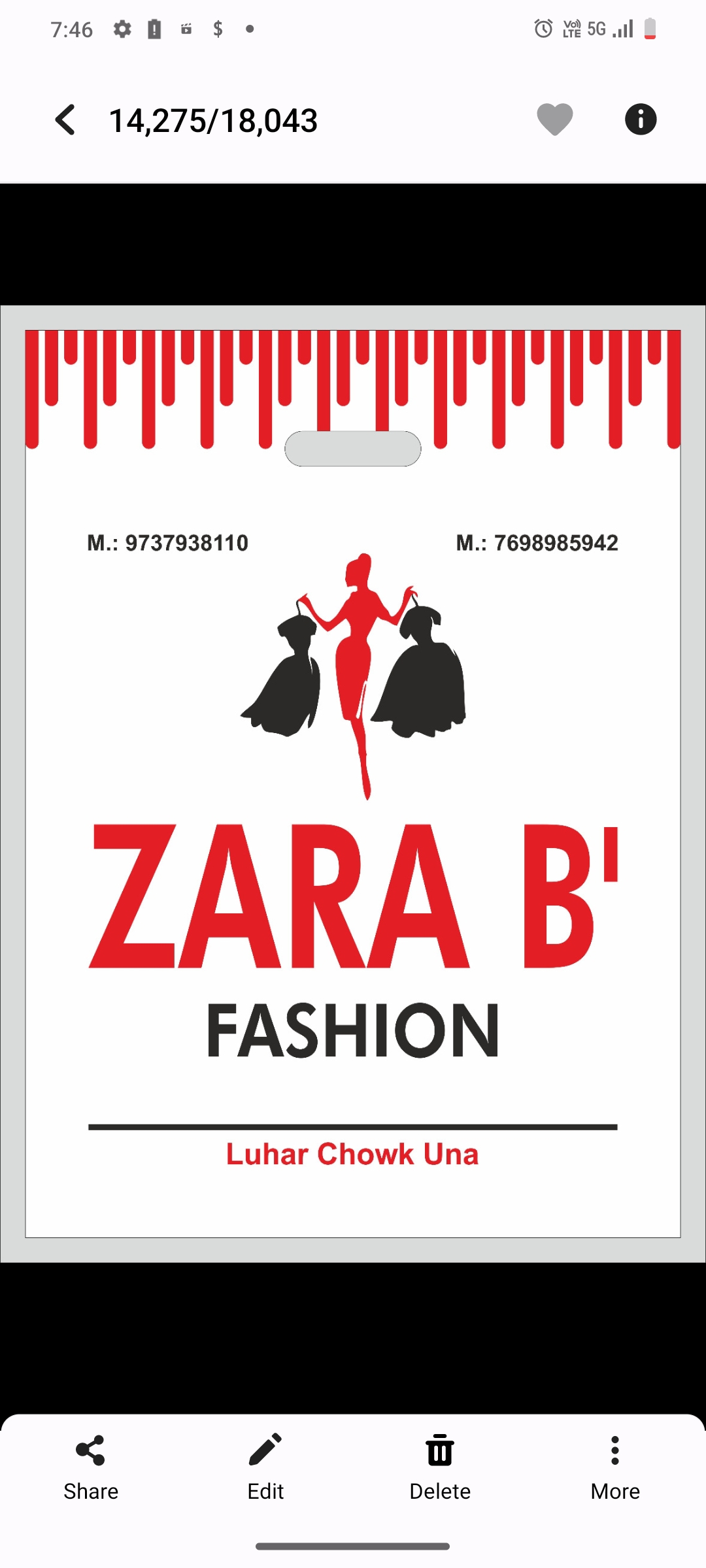 ZARA B  FASHION - ZARA B  FASHION in UNA