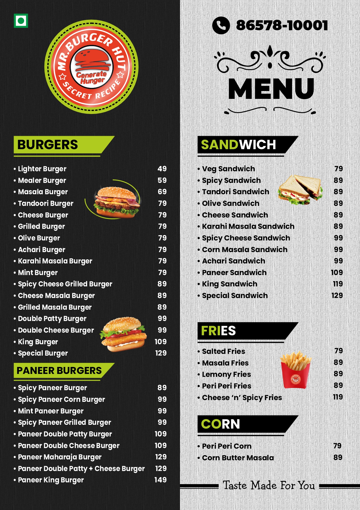 Banner MR BURGER HUT