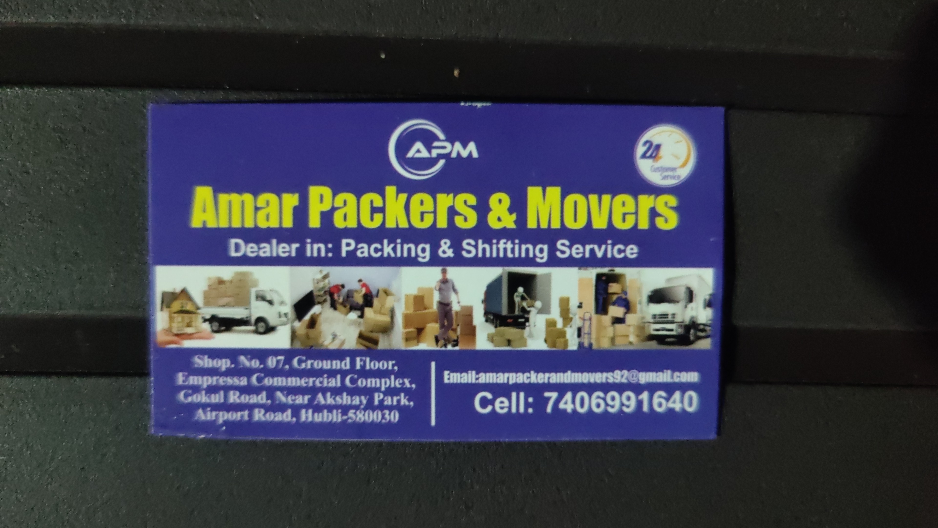 Banner AMAR PACKERS AND MOVERS
