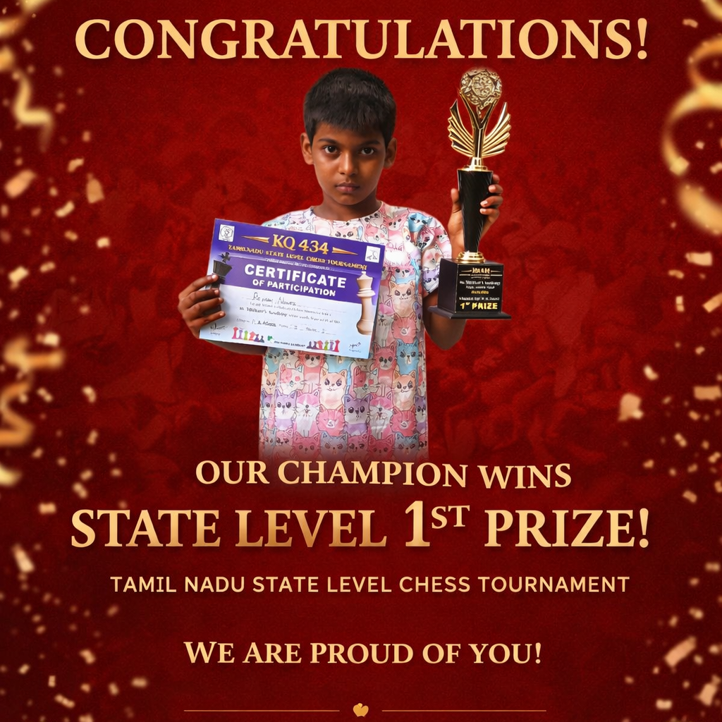 MIGHTY KNIGHT CHESS ACADEMY - Gallery in KARUR