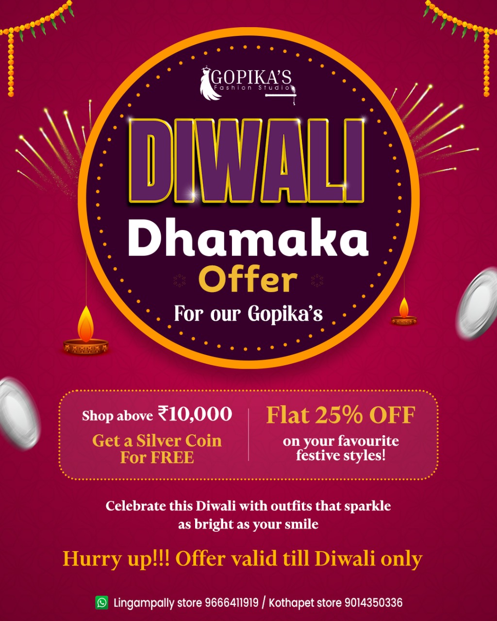  | GOPIKAS FASHION STUDIO | PLOT NO 200MAIN ROAD PROFESSORCR RAO ROAD DOYENS COLONY SERILINGAMPALLE ADJACENT BHARAT PETROLEUM