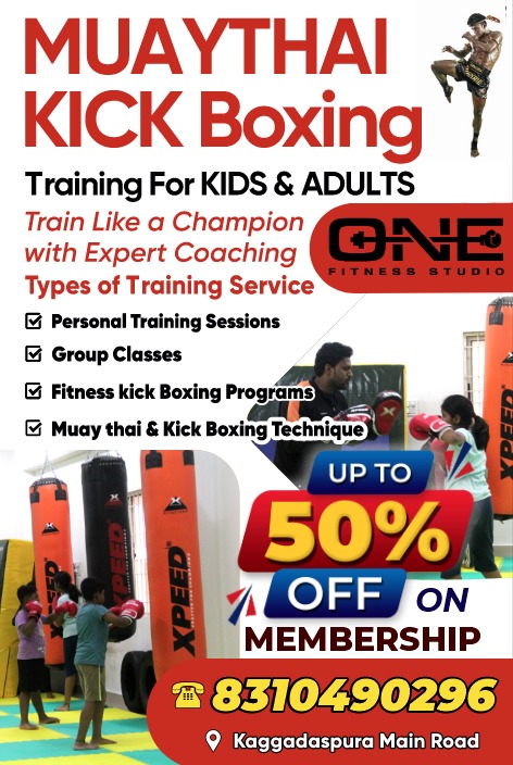  | ONE FITNESS STUDIO | NO 16 2SYMPHONY KVN NBVENTUR 2ND FLOOR KAGGADASAPURA MAIN ROAD UNION BANK VARSOVA LAYOUT