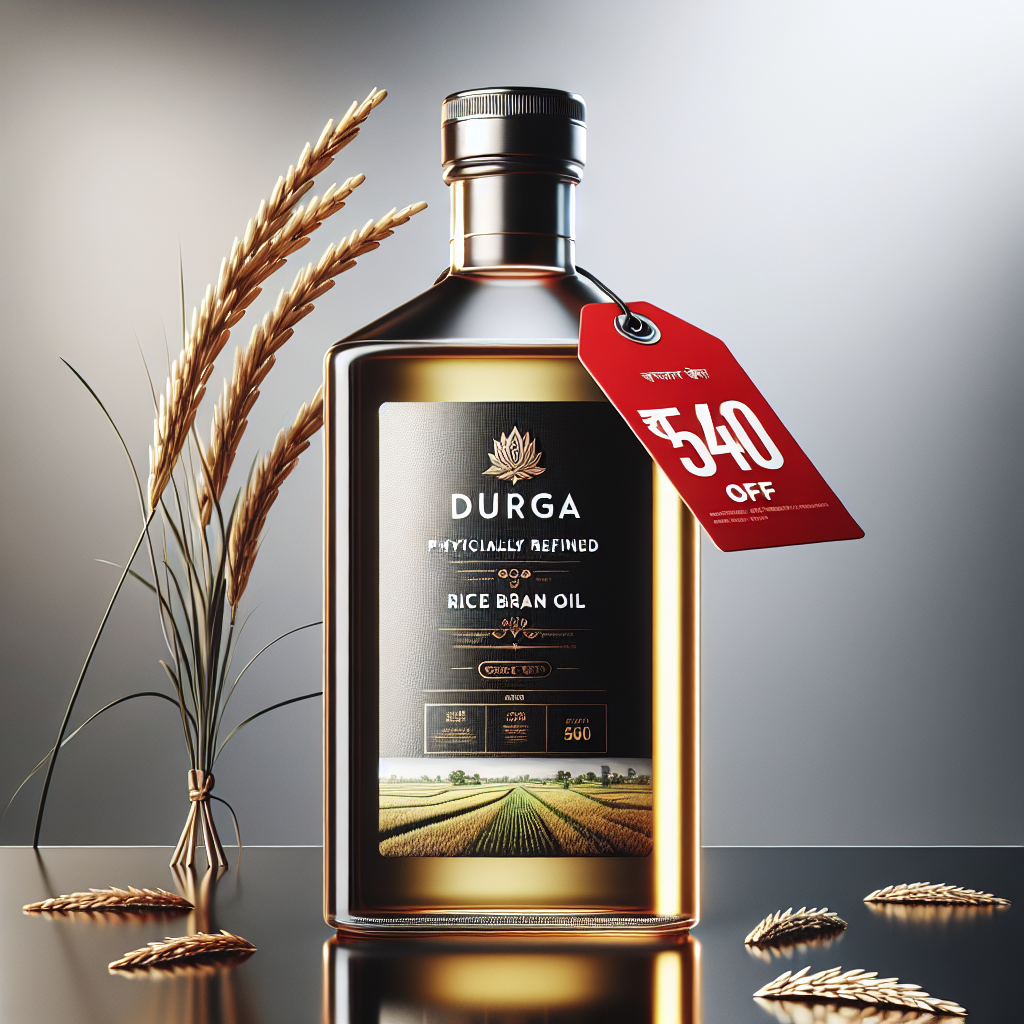 Durga Phisically Refined Rice Bran Oil 15kg